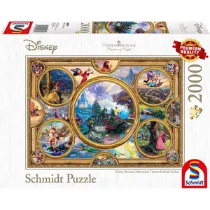 Puzzle 2000 pièces - Kinkade - Disney Dreams (Schmidt)