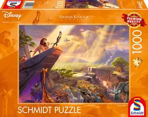 Puzzle 1000 pièces Disney - Kinkade - Le Roi Lion (Schmidt)