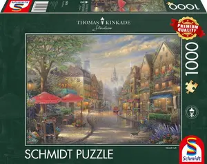 Puzzle 1000 pièces - Kinkade : Un café à Munich