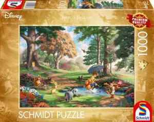 Puzzle 1000 pièces Disney - Kinkade : Winnie l'Ourson