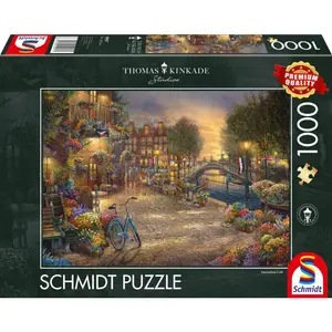 Puzzle 1000 pièces - Kinkade : Amsterdam