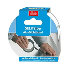 Bande aluminium adhésive Selit, 50 m