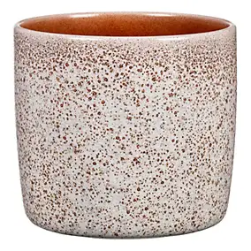 Cache-pot rond céramique beige Roccia 900 Scheurich ø21 cm x h.19,3cm