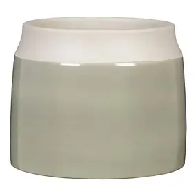 Cache-pot rond céramique vert 717 Scheurich ø17 x h.14 cm