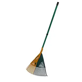 Rateau ramasse feuilles à manche télescopique