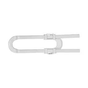 Bloque porte de placard Abus plastique blanc 470g