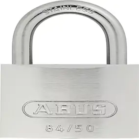 Cadenas à clé Abus série 84 50 mm laiton anse 24 mm