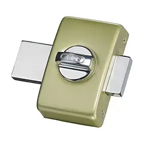 Verrou à bouton sans vis champagne ø23 mm / 45 mm Abus