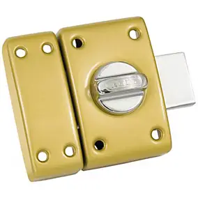 Verrou à bouton avec cylindre Abus ø 23 mm / 40 mm