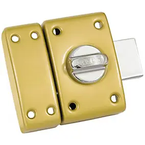 Verrou à bouton avec cylindre ø23 mm / 45 mm Abus