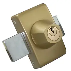 Verrou double cylindre clés réversibles Abus ø 23 mm / 45 mm