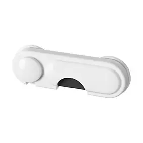 Bloque porte en verre Lia Junior Care plastique blanc Abus
