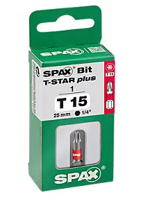 Embout de vissage torx T-Star T15 Spax