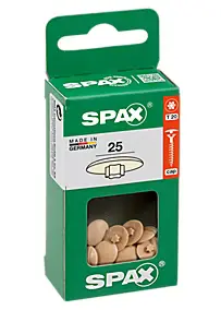Cache-vis vis torx T20 beige 25 pièces