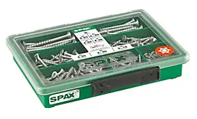 Assortiment vis à bois torx Spax -245 pièces