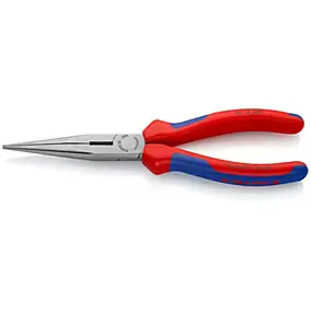 Pince demi-ronde avec tranchant Knipex 16 12 200 coupe fil dur Ø 2,2 mm coupe fil mi-dur Ø 3,2 mm