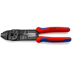 Pince à sertir Knipex 0,75 à 6mm rouge et bleu
