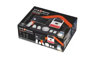 Kit alarme sans fil connecté intérieur et extérieur - blanc