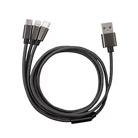 Câble 3 en 1 Lightning/Micro/USB-C GAO