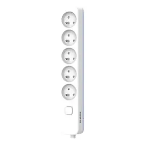 Multiprise avec interrupteur 5 prises 2 pôles + terre à câbler