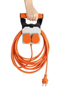 Support avec rallonge 15 m + 2 prises 16A