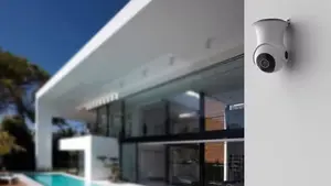 Caméra de surveillance extérieur motorisée rotative WIFI