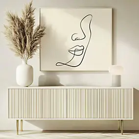 Lampe à poser Daeny verre et acier beige, câble tissu noir H.27cm IP20 E27 25W Brilliant