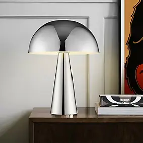 Lampe à poser Sigrun métal chromé E14 IP20 H.33cm Brilliant