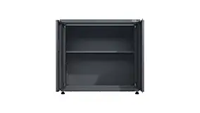Armoire de jardin Gary acier galvanisé anthracite Weka l.90 x h.85,5 x P.62,5cm