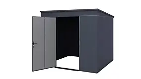 Abri de jardin en acier Gary Weka surface extérieure totale 6,02m²