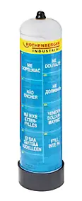 Bouteille d'oxygène en acier pour poste Roxy 930ml Rothenberger