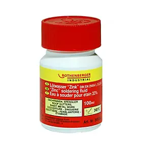 Eau à souder pour zinguerie 100ml Rothenberger