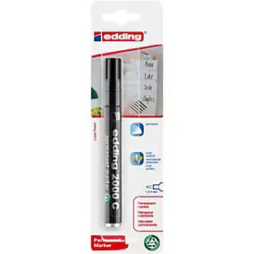 Marqueur permanent tout matériaux - corps aluminium Edding e-2000