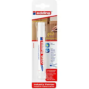 Marqueur de pâte couvrante spécial industrie Edding e-950 blanc