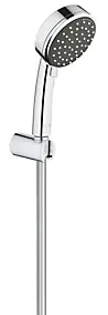 Trio douchette 2 jets + flexible + support, chrome, Grohe Vitalio Comfort
