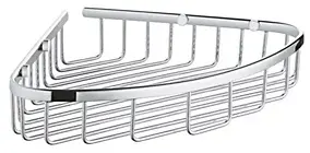 Étagère d'angle murale en métal chromé pour douche, Grohe Quickfix
