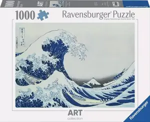 Puzzle 1000 pièces Art - Hokusai : La Grande vague de Kanagawa - Ravensburger