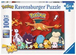 Puzzle 100 pièces - Mes Pokémon préférés