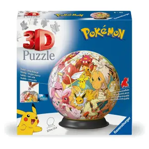 Puzzle 3D Ball 72 pièces Pokémon - Région de Kanto