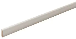 Chant plat MDF revêtu frêne blanc pour plafond L. 2,60 m x l. 25 mm x ep. 6 mm