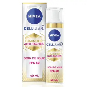 NIVEA Cellular Luminous soin visage du jour antitaches protecteur fps50 40ml