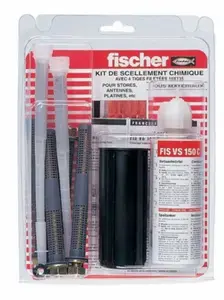 Kit chevilles chimique fixation stores bannes