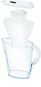 Carafe d'eau filtrante Brita Marella blanche + 1 cartouche