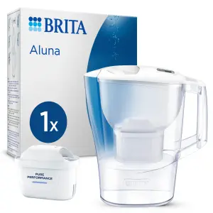 BRITA Carafe filtrante Aluna Calendar 2 mois MAXTRA PRO blanche