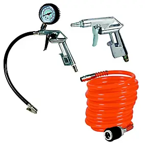 Kit à air comprimé 3 accessoires pour compresseurs Einhell