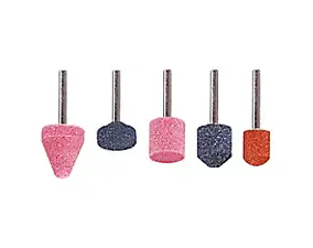 5 meules Wolfcraft pour perceuse et mini-outillage électrique