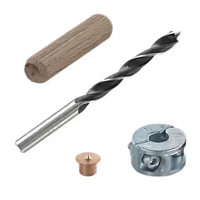 Accessoires pour l'assemblage par tourillons Wolfcraft ø10 mm