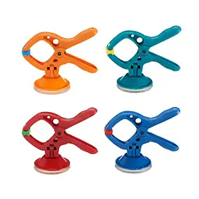 4 pinces à ventouse Wolfcraft Microfix S 20 mm