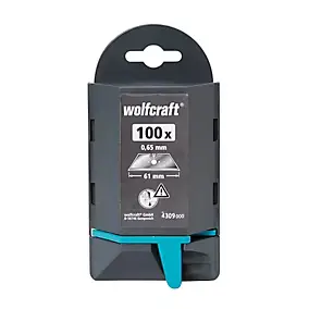 Lame de couteau Wolfcraft 61mm, 100 pièces