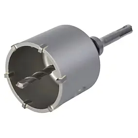 Trépan carbure de tungstène SDS+ Wolfcraft ø68 mm pour béton, maçonnerie et pierre